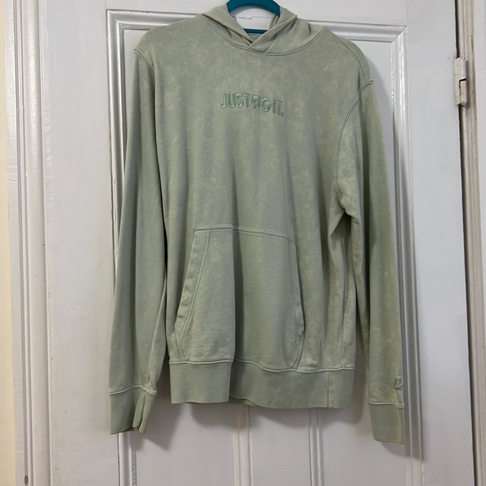 Sea foam green tie dye sweatshirt